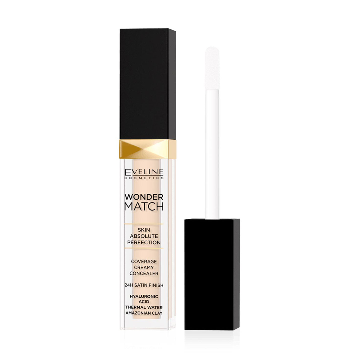 Консилер для обличчя Eveline Cosmetics Wonder Match Coverage Creamy Concealer 01 Light, 6.8 мл